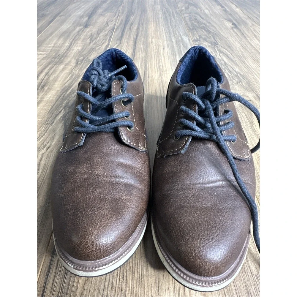 Mix No 6 Boys Size‎ 3 Oxford Dress Shoes Brown